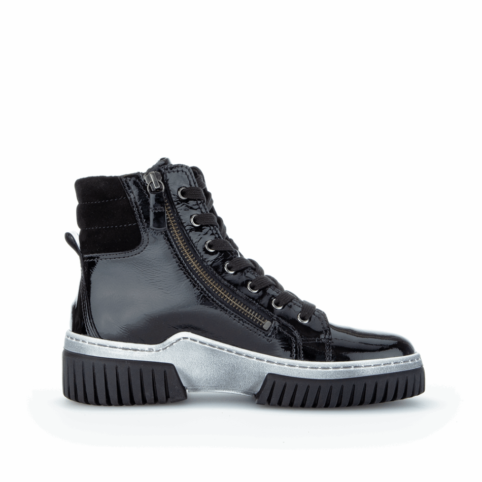 Bottine De Baskets Weblam Noir Gabor | Exclusif